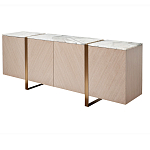 Комод с мраморной столешницей Uniqueness Marble варинант исполнения - 1 | Loft Concept в Омске