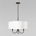 Люстра с белым текстильным абажуром Vitorino  варинант исполнения - 2 | Loft Concept в Омске