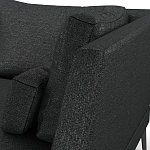 Мебельная ткань Шенилл черный цвет 138 см T4-35 варинант исполнения - 6 | Loft Concept в Омске