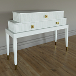 Премиальная Консоль с тремя ящиками Elsa Dreams White варинант исполнения - 1 | Loft Concept в Омске