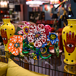 Декоративная статуэтка Yayoi Kusama Flowers that Bloom at Midnight Red варинант исполнения - 3 | Loft Concept в Омске