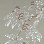 Обои ручная роспись Silk Tree Special Colourway on grey painted Xuan paper варинант исполнения - 1 | Loft Concept в Омске