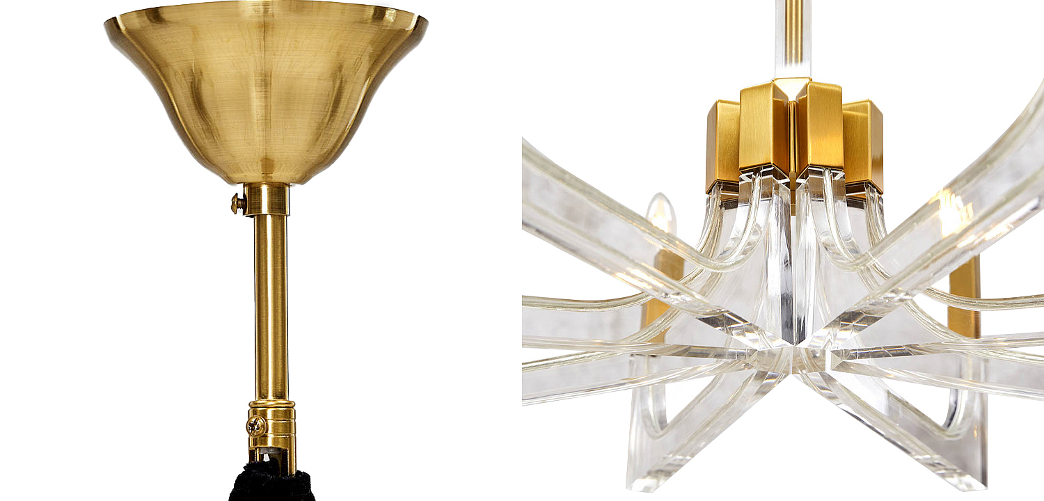 Люстра акриловая Acrylic Chandelier Люстра акриловая Acrylic Chandelier - Loft-Concept в Омске