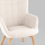 Белое кресло на ножках из массива CORDELIA варинант исполнения - 7 | Loft Concept в Омске