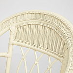 Комплект уличной мебели из ротанга Clara белый варинант исполнения - 4 | Loft Concept в Омске