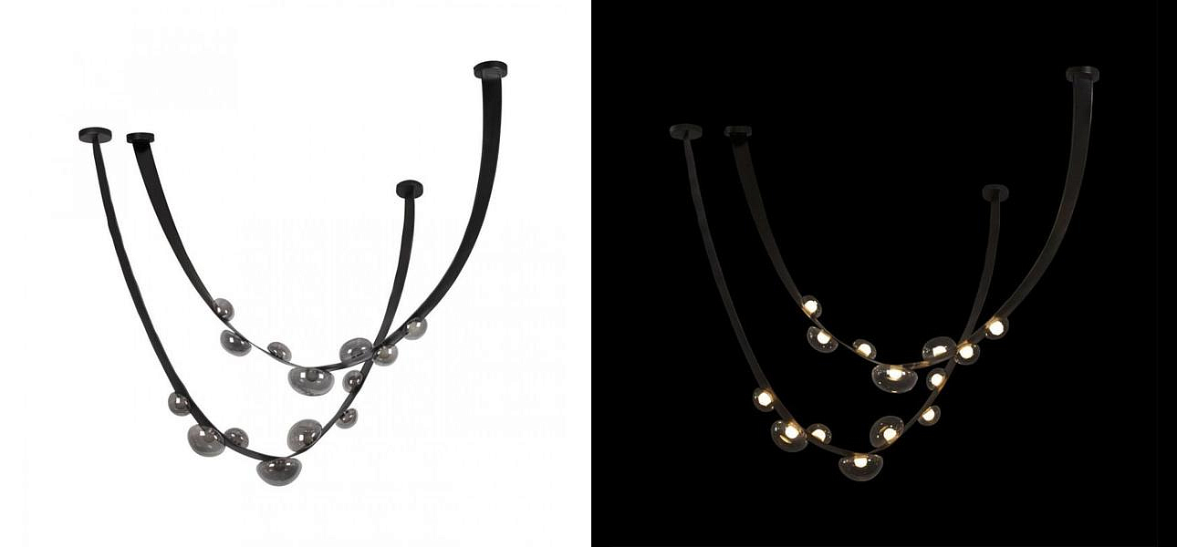 Светодиодный светильник BOMMA Dew Drops Pendant Light Светодиодный светильник BOMMA Dew Drops Pendant Light - Loft-Concept в Омске