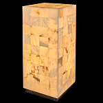 Торшер прямоугольный из натурального камня Calcite Geometry варинант исполнения - 12 | Loft Concept в Омске