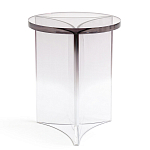 Стол журнальный круглый Acrylic Аether Smoke варинант исполнения - 3 | Loft Concept в Омске