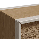 Комод 4 ящика с подсветкой на рельефном фасаде Warm Industrial варинант исполнения - 7 | Loft Concept в Омске