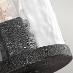 Бра с цилиндрическим плафоном из прозрачного рифленого стекла Feiss варинант исполнения - 4 | Loft Concept в Омске