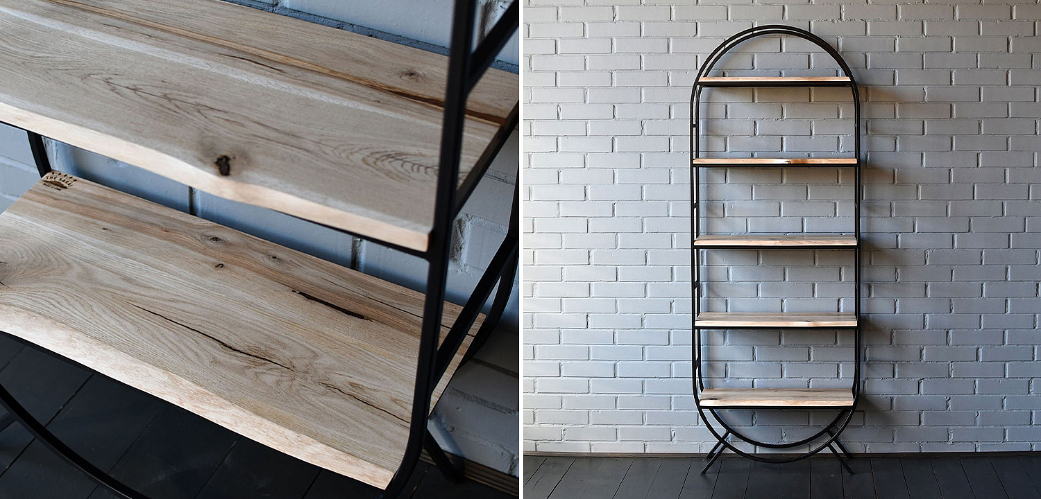 Стеллаж Lain Industrial Metal Rust Rack Стеллаж Lain Industrial Metal Rust Rack - Loft-Concept в Омске
