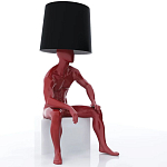 Лампа MALE MANNEQUIN LAMP с абажуром варинант исполнения - 1 | Loft Concept в Омске