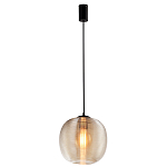 Подвесной светильник со стеклянным рельефным плафоном хром Perforated Glass 25 варинант исполнения - 2 | Loft Concept в Омске