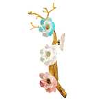 Бра с цветочным декором Miscellaneous herbs варинант исполнения - 2 | Loft Concept в Омске