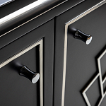 Черный комод в стиле арт-деко Luciano варинант исполнения - 4 | Loft Concept в Омске
