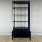 Стеллаж со стеклянными полками Elsa Dreams Blue варинант исполнения - 4 | Loft Concept в Омске