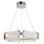 Люстра кольцевая с текстурным природным рисунком IceFlame варинант исполнения - 8 | Loft Concept в Омске