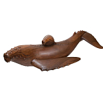 Статуэтка деревянная в виде двух китов Mammals варинант исполнения - 2 | Loft Concept в Омске