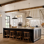 Подвесной светильник с широким куполообразным плафоном Kichler варинант исполнения - 7 | Loft Concept в Омске