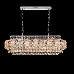 Люстра овальной формы хрустальная в неоклассическом стиле Majesty варинант исполнения - 4 | Loft Concept в Омске