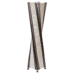 Торшер из перламутра на металлическом каркасе Indonesian Wave варинант исполнения - 1 | Loft Concept в Омске