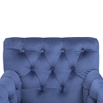 Кресло Addison Chic Armchair deep blue velour варинант исполнения - 4 | Loft Concept в Омске