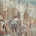 Современный Гобелен из шерсти в бежевых тонах Spring варинант исполнения - 1 | Loft Concept в Омске