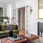 Бра с декором в виде хрустальных и металлических трубочек Nembus Glass Wall Lamp варинант исполнения - 2 | Loft Concept в Омске