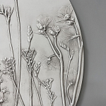 Панно Серые цветы варинант исполнения - 2 | Loft Concept в Омске