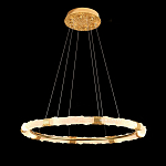 Люстра в форме кольца с золотым декором Warm Heavenly Light варинант исполнения - 9 | Loft Concept в Омске