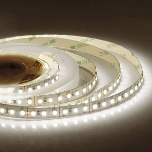 Светодиодная лента 10W/m 120LED/m 3528SMD теплый белый 5M