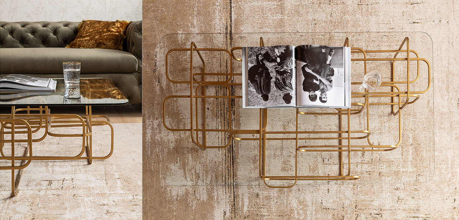 Кофейный стол Graphic Lines Кофейный стол Graphic Lines - Loft-Concept в Омске