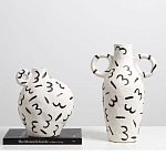 Декоративная ваза White Doodle Vase M варинант исполнения - 2 | Loft Concept в Омске