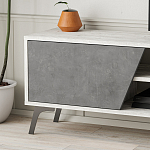 ТВ-тумба с 3-мя дверцами и полками Grey Albe TV Stand варинант исполнения - 5 | Loft Concept в Омске