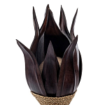 Настольная лампа черная INDONESIAN LAMPS 1 варинант исполнения - 2 | Loft Concept в Омске