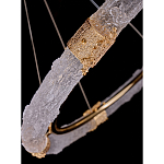 Люстра в форме кольца с золотым декором Warm Heavenly Light варинант исполнения - 3 | Loft Concept в Омске