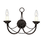 Бра черного цвета с лампой в форме свечи Elstead Lighting варинант исполнения - 4 | Loft Concept в Омске