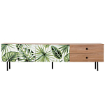 Длинная ТВ-тумба с принтом на ящиках Elise TV Stand варинант исполнения - 2 | Loft Concept в Омске