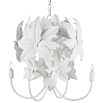 Люстра белая в виде цветков шиповника White Rosehip Flower варинант исполнения - 2 | Loft Concept в Омске