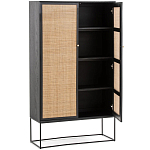 Шкаф с 2-мя дверцами из ротанга ручной работы Fuse Wicker Furniture варинант исполнения - 3 | Loft Concept в Омске