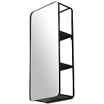 Прямоугольное настенное зеркало с полками Malcolm Industrial Mood Mirror варинант исполнения - 1 | Loft Concept в Омске
