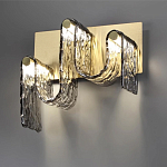 Бра волнистой формы из фактурного стекла Big Wave варинант исполнения - 3 | Loft Concept в Омске