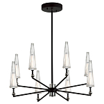 Люстра с прозрачными плафонами из стекла Umbrella варинант исполнения - 2 | Loft Concept в Омске