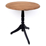 Стол кофейный круглый из массива березы в стиле прованс Vintage варинант исполнения - 2 | Loft Concept в Омске