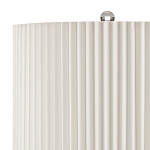 Настольная лампа с плиссированным цилиндрическим абажуром Tightened Waist варинант исполнения - 2 | Loft Concept в Омске