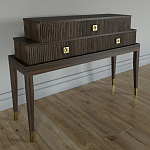 Премиальная Консоль с тремя ящиками Elsa Dreams Walnut варинант исполнения - 1 | Loft Concept в Омске