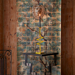 Обои ручная роспись Braganza Standard colourway on dyed paper варинант исполнения - 3 | Loft Concept в Омске