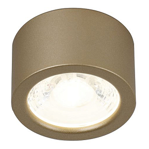 Накладной спот золотого цвета Simple Shape 4 см