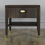 Прикроватная тумбочка с ящиком Elsa Dreams Walnut варинант исполнения - 5 | Loft Concept в Омске