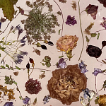 Круглый журнальный столик со столешницей из эпоксидной смолы Epoxy Resin Flowers Coffee Table варинант исполнения - 10 | Loft Concept в Омске